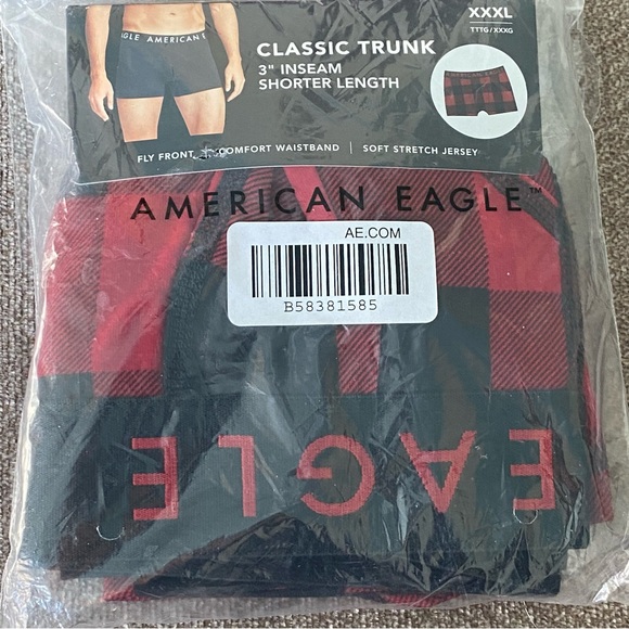 - Lot of 3 units  American Eagle Men's classic trunk 3" Inseam. XXXL (48-5… - Picture 3 of 5